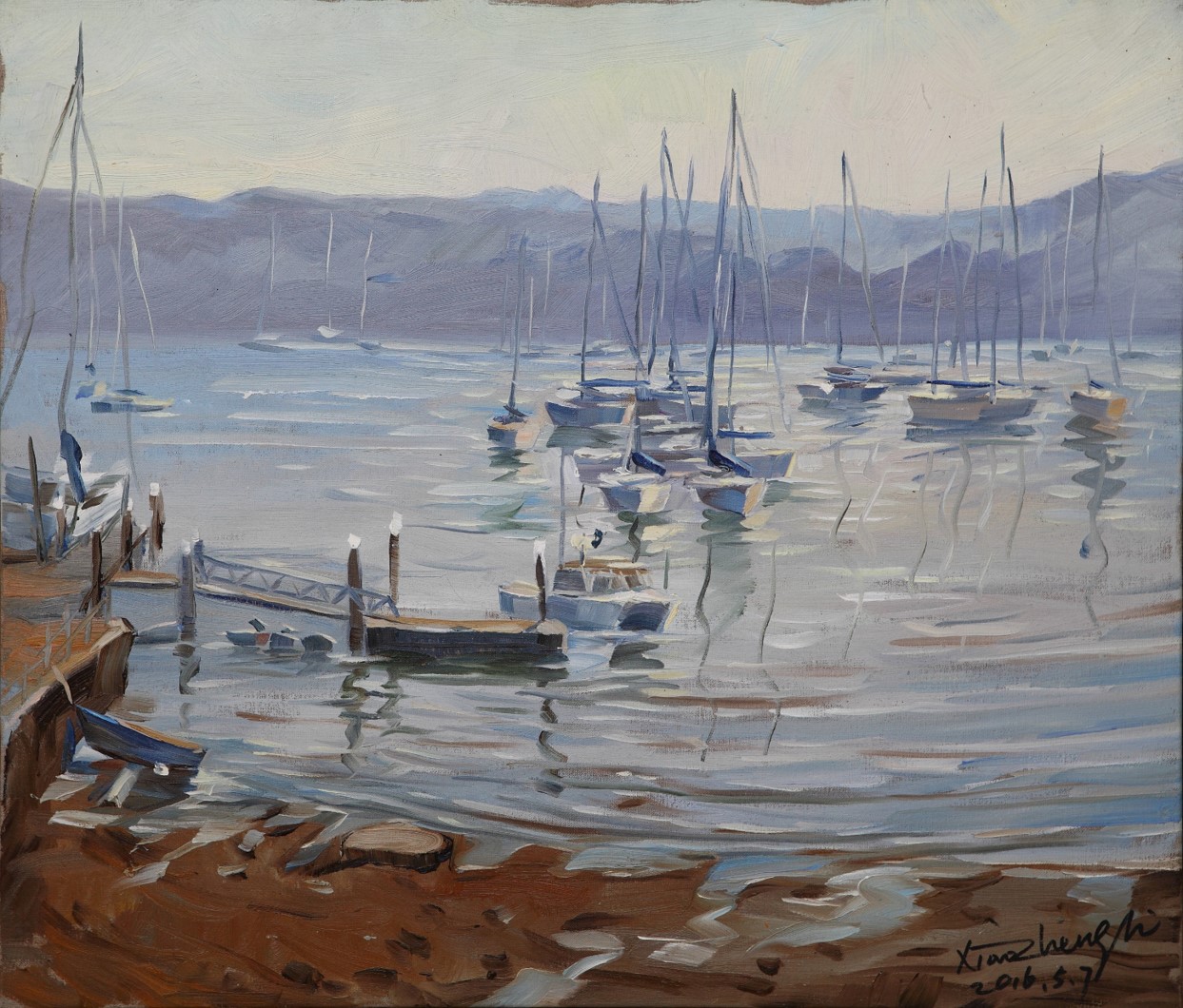 oil painting Quiet Bay 60×80cm