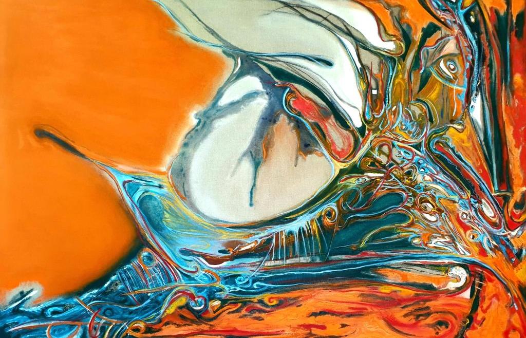 Acrylic & oil mix media on canvas 120X80