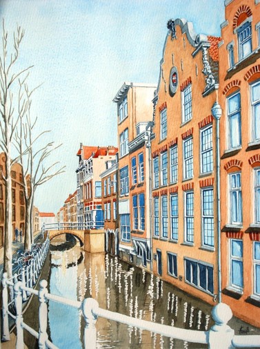 Wijnhaven Canal, Delft