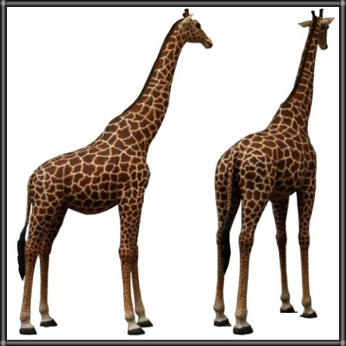 African giraffe wood artist Name_ Atu Adi dead