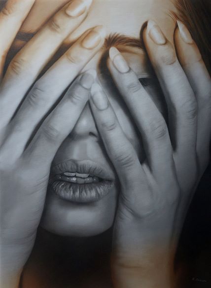 Pain_ A farewell to my mother_PastelColoredpencil80x60cm