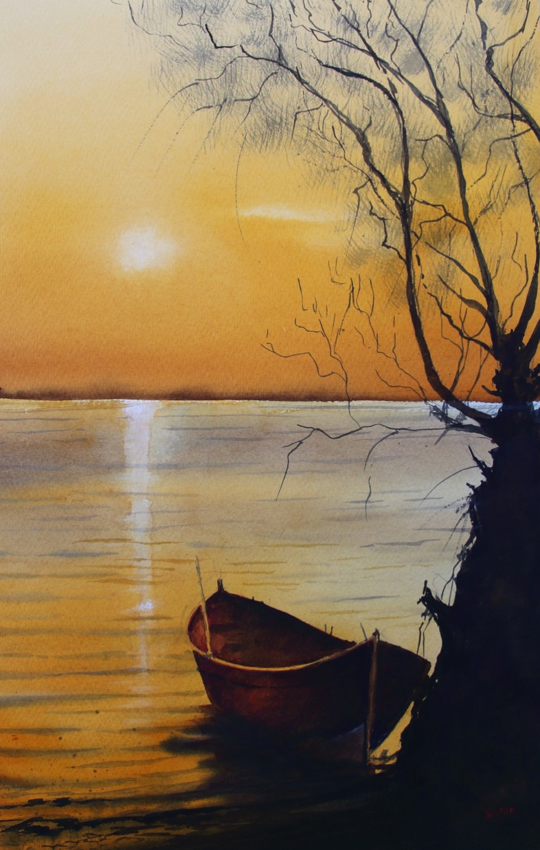 Evening Glow_56 x38_ Jan Min_ Netherlands€ 1050