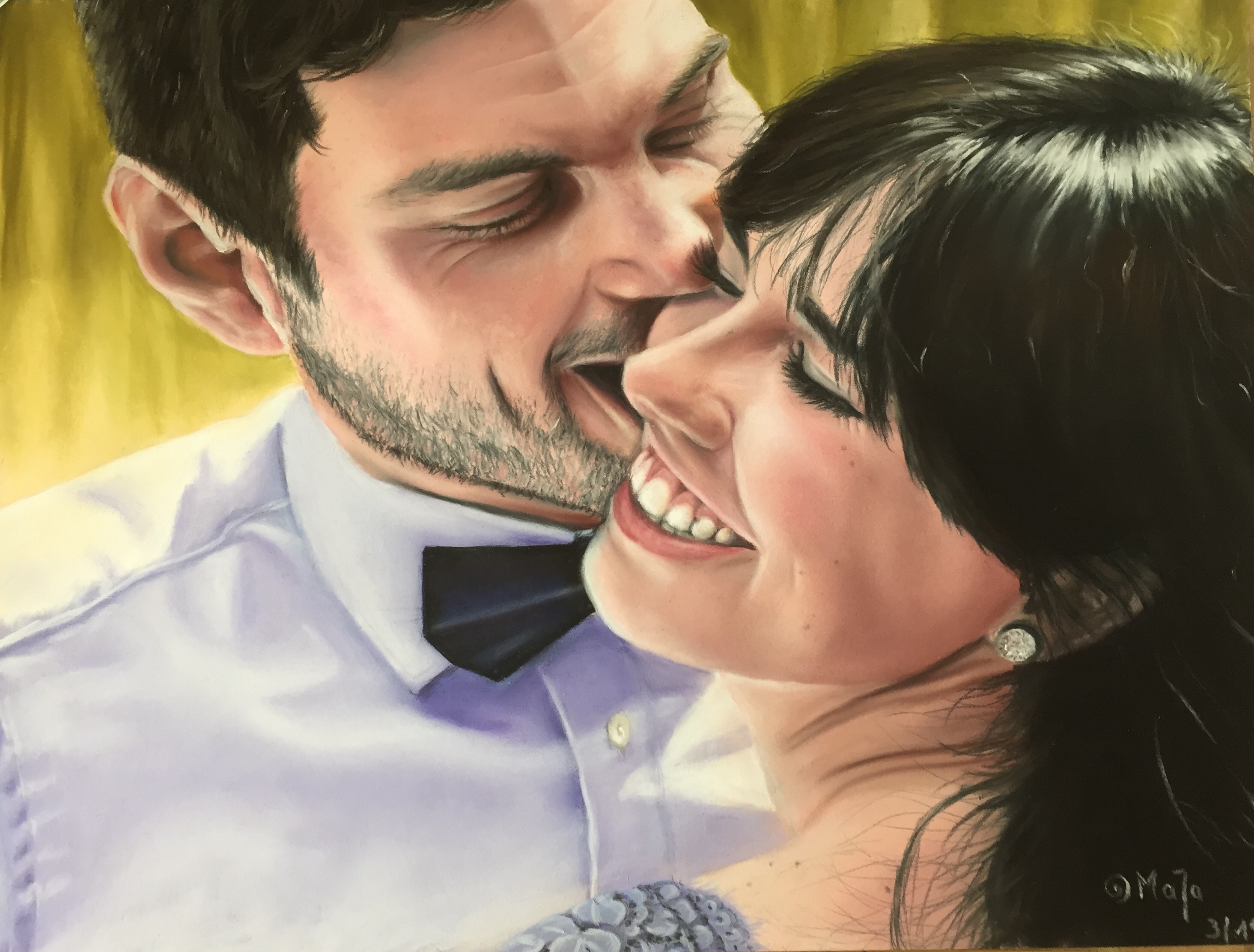 Liebe Pastell, 40x30 cm