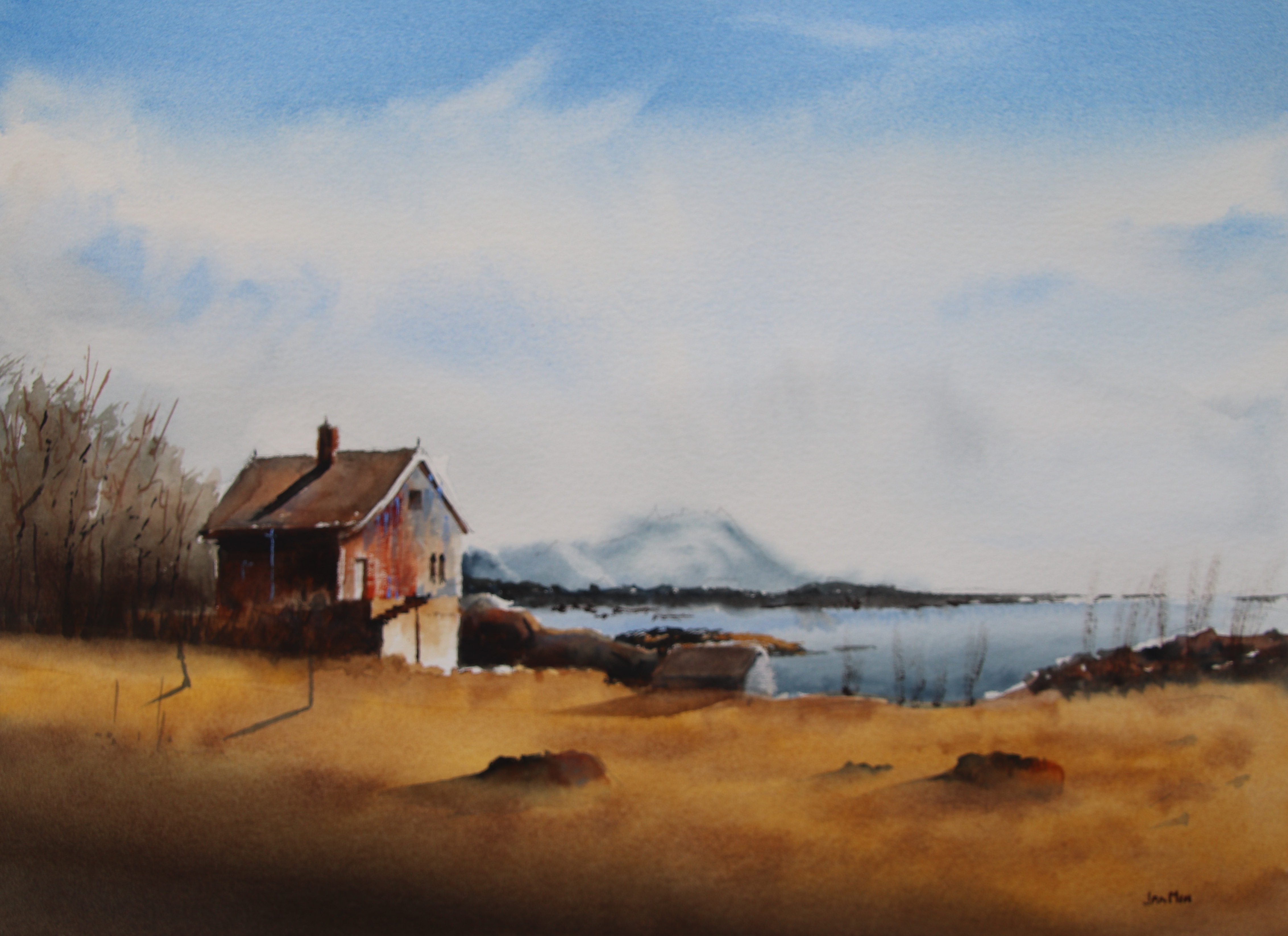 the cabin_Jan Min_ 28 x 38 cm € 950