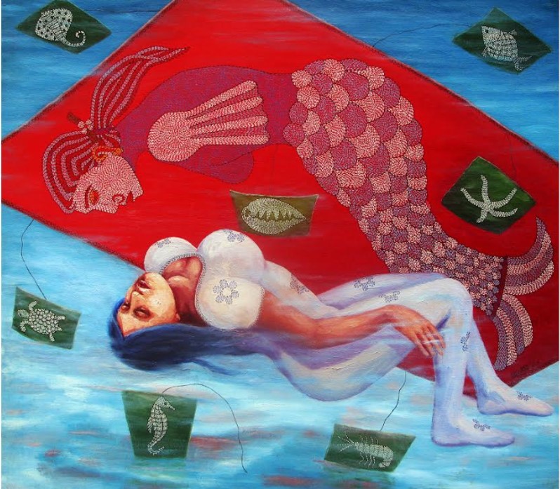 Lesbian Oil On Canvas 88 Cm. x 100 Cm. 2013 $ 700